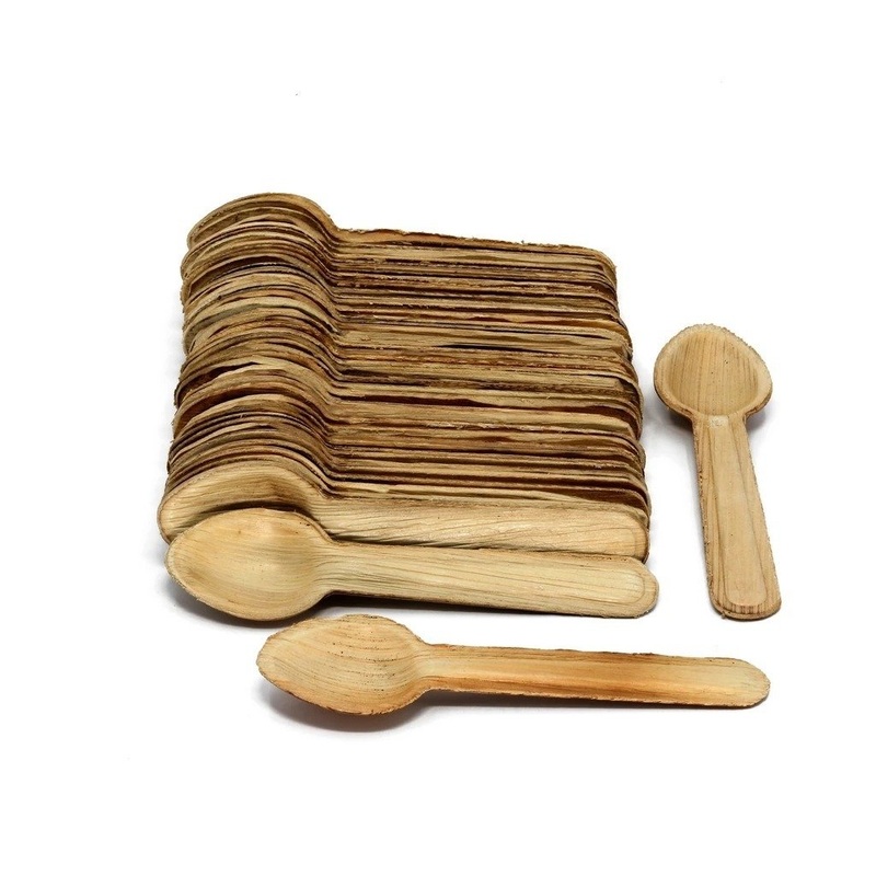 3223 Disposable Eco-friendly Wooden Spoons (Pack of 100)