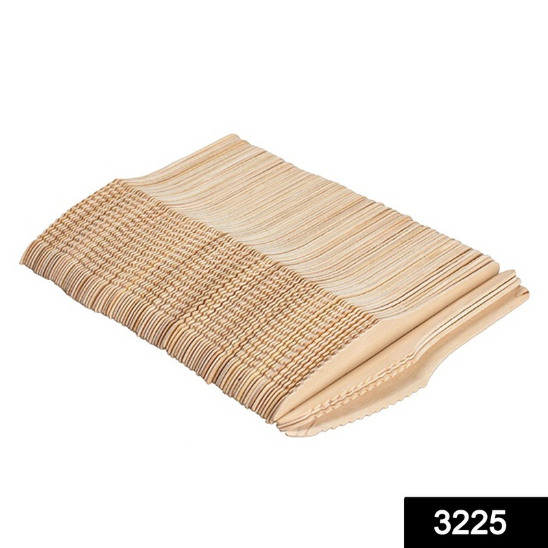 3225 Disposable Eco-friendly Wooden Knifes (Pack of 100)