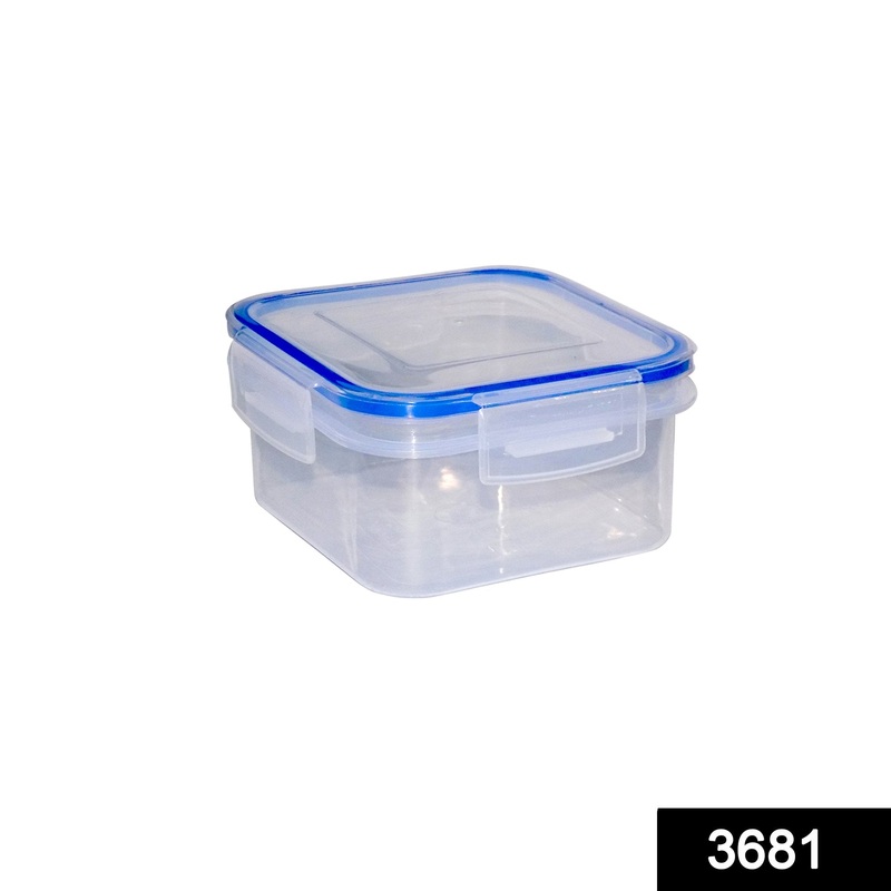 3681 Plastic Airtight Locked Food Storage Containers For Kitchen (300ml) (multicolour)