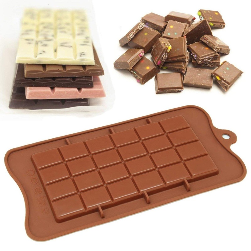 1076 Silicon Bar chocolate Baking Mould of 24-Cavity