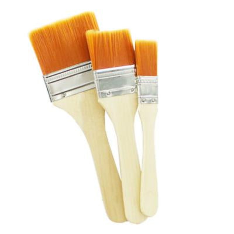 1117 Artistic Flat Painting Brush – Set of 3