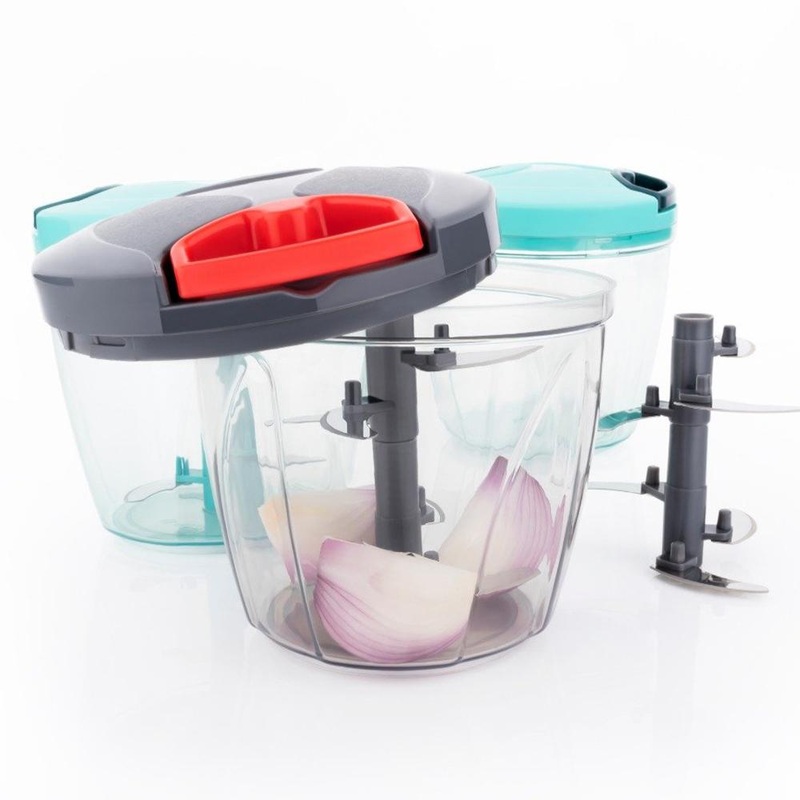 2197 Vegetable Chopper, Cutter, Mixer for Kitchen with 6 Stainless Steel Blade (1000 ML)