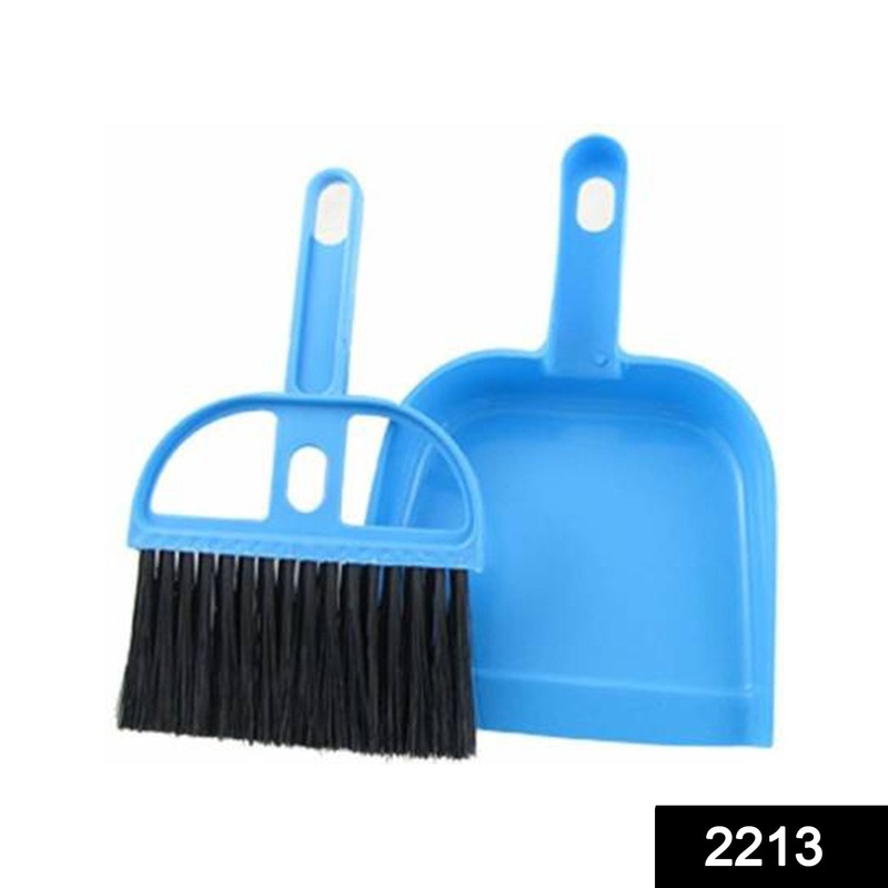 2213 Mini Dustpan with Brush Broom Set for Multipurpose Cleaning – 2 pcs