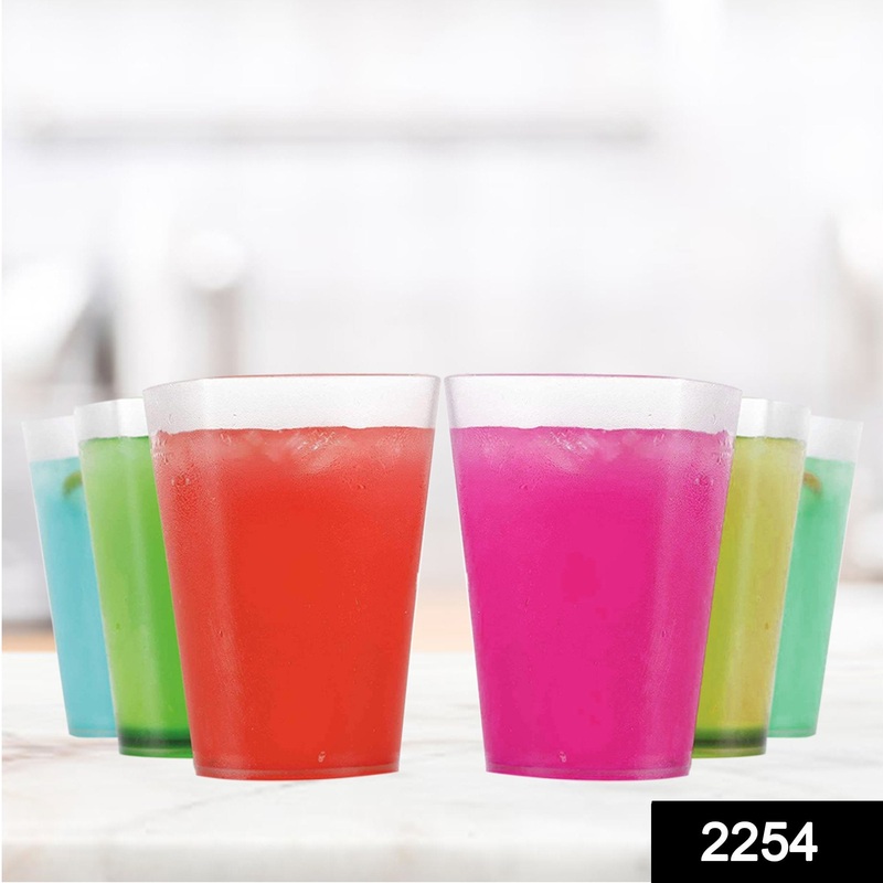 2254 Multi Purpose Unbreakable Drinking Glass (Pack Of 6)