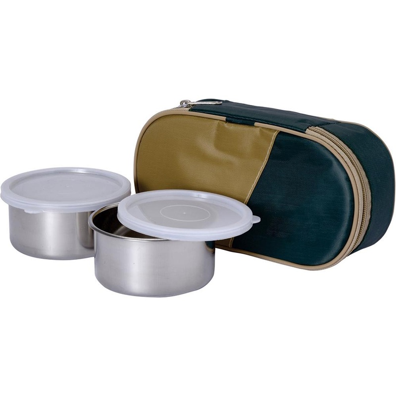 3666 Premium Quality 2 Container Tifin
