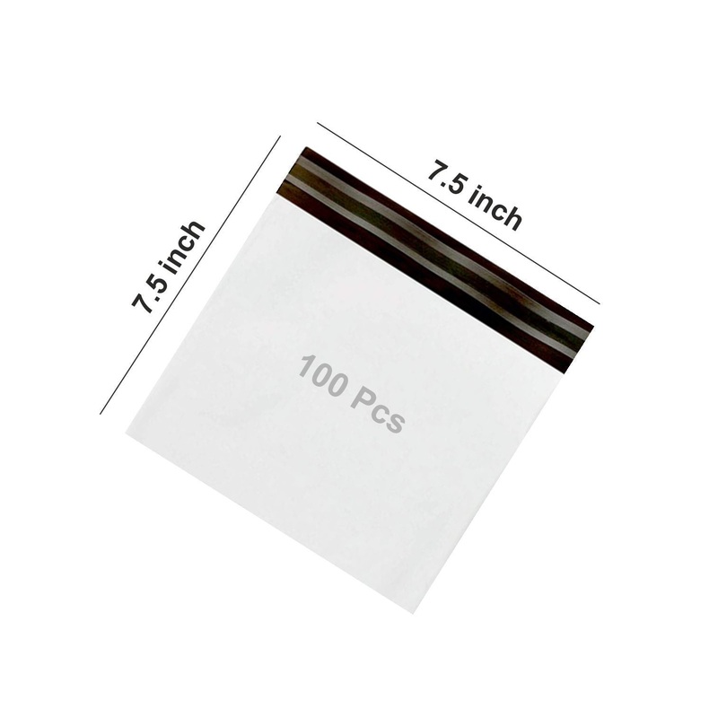 0930  POD pouch Secure Tamper Proof Courier Bags,100 pcs (7.5 x 7.5 Inch)