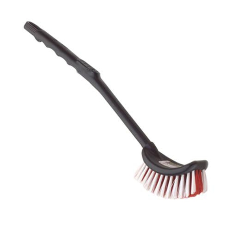 1296 Single Side Bristle Plastic Toilet Cleaning Brush (Black Color)