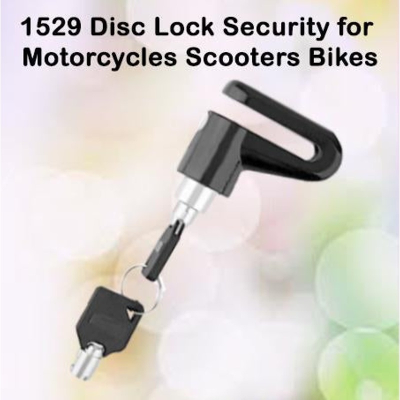 1529 Disc Lock Security for Motorcycles Scooters Bikes