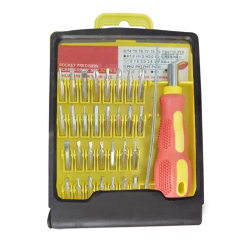 1540 Screwdriver Set 32 in 1 Magnetic Tool Kit With 30 Bits