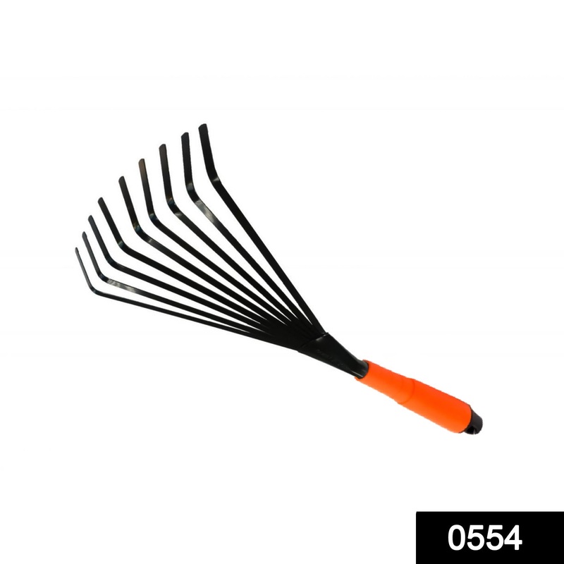 0554 Teeth Rake Garbage Clean up Fork Digger Excavator for Gardens and Planting