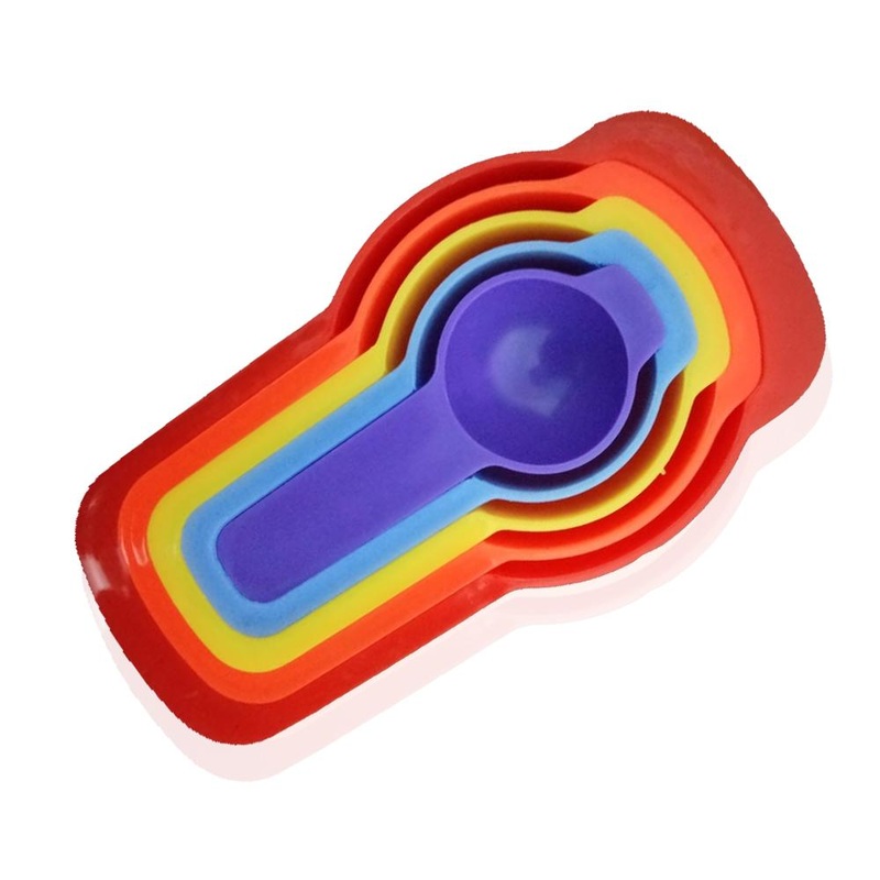 0783 Big Plastic Measuring Spoons – Set of 5