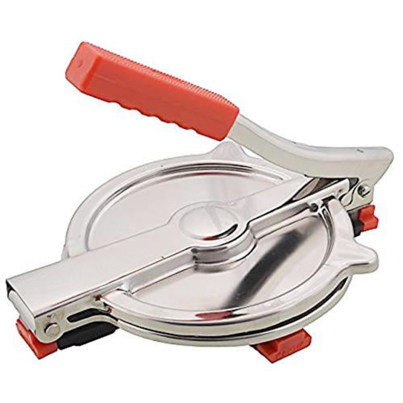 0793 Manual Stainless Steel Puri Press Machine/Maker with Handle (6 inch)