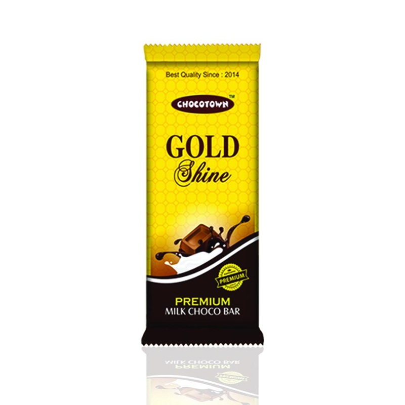 1001 Chocotown Gold Shine Milk Chocobar, 15gm
