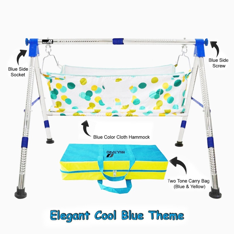 1210 Baby Portable Premium Folding Swing Cradle with Carry Bag