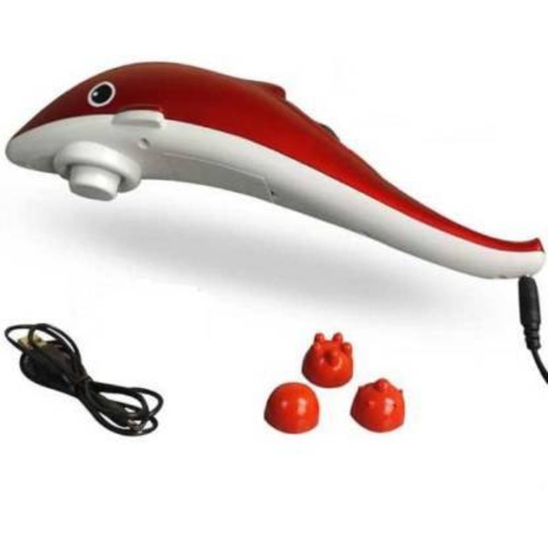 1221 Dolphin Handheld Body Massager to Aid Pain and Stress