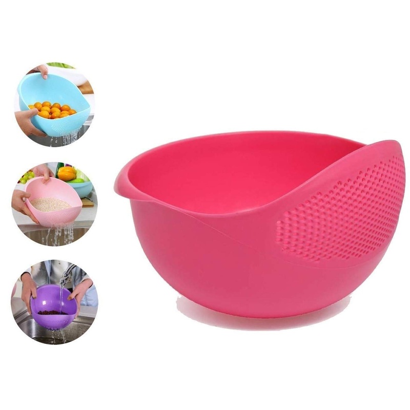 2062 Plastic Heavy Rice Bowl Strainer/Colander