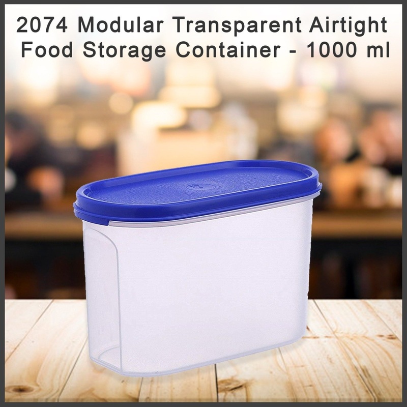 2074 Modular Transparent Airtight Food Storage Container – 1000 ml