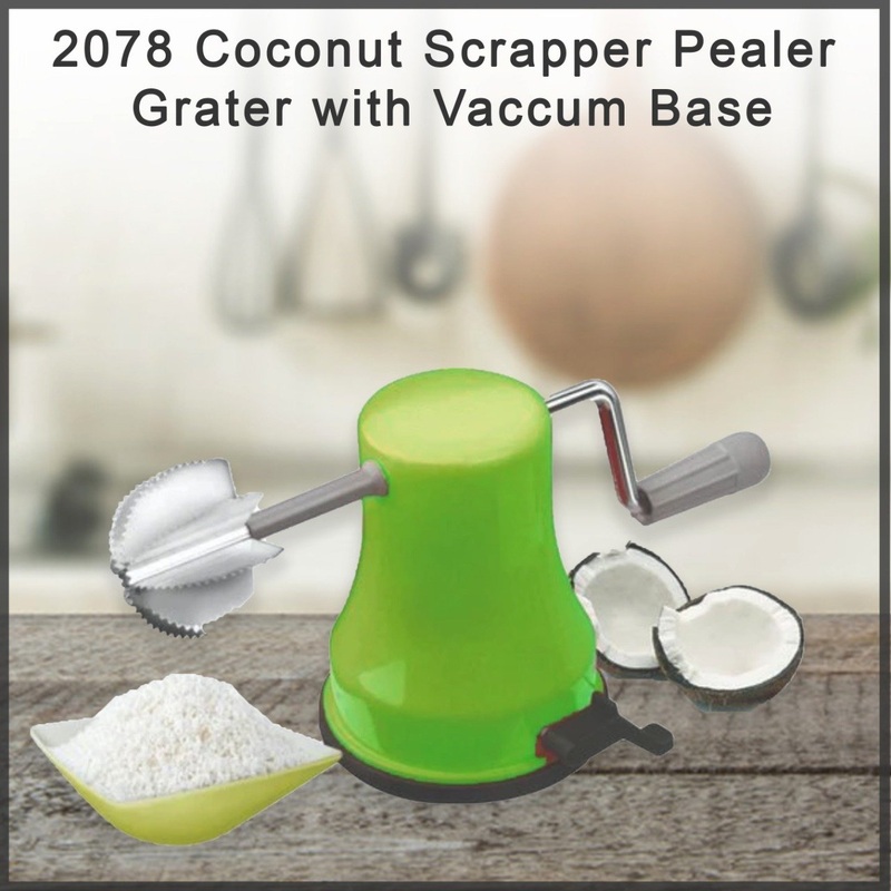 2078 Coconut Scrapper Pealer Grater with Vaccum Base