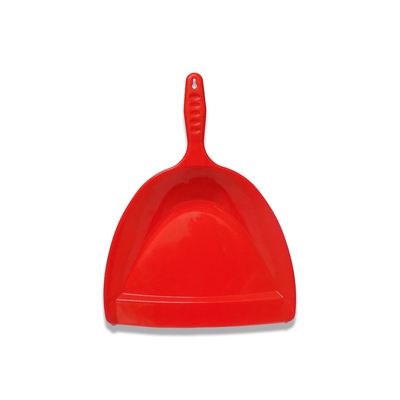 2113 Heavy Duty Plastic Dustpan with Handle Durable Lightweight Multi Surface Dust Pan