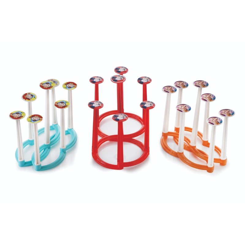 2114 Movable Folding Design Glass Stand/Holder for 6 Glasses