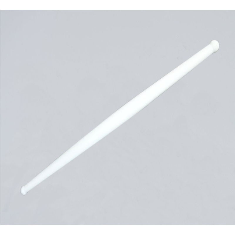 2136 White Plastic Rolling Belan for Chapati Making