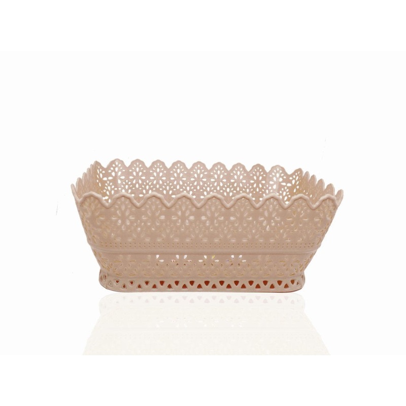 3056 Multipurpose Mini Rectangular Storage Plastic Basket Tray (1 Pcs)