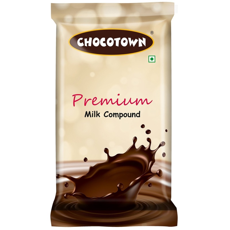 0049 Chocotown Premium Milk Compound 400gm | Chocotown Milk Choco Slab |
