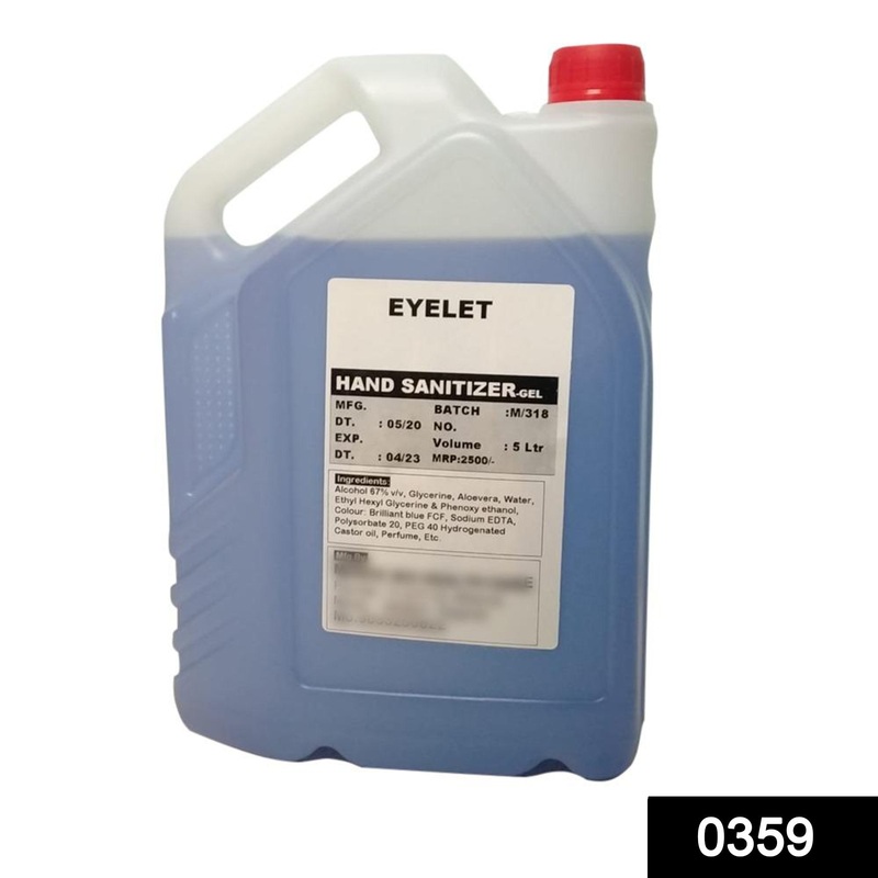 0359 Eyelet Hand Sanitizer-Gel 5 Litre