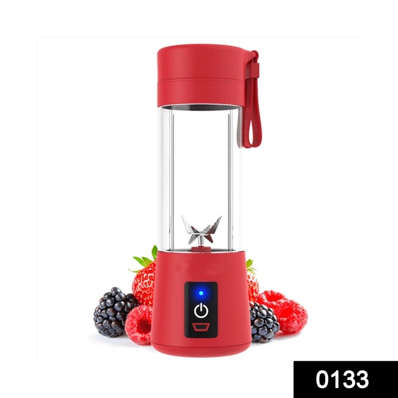 133 Portable USB Electric Juicer – 6 Blades (Protein Shaker)