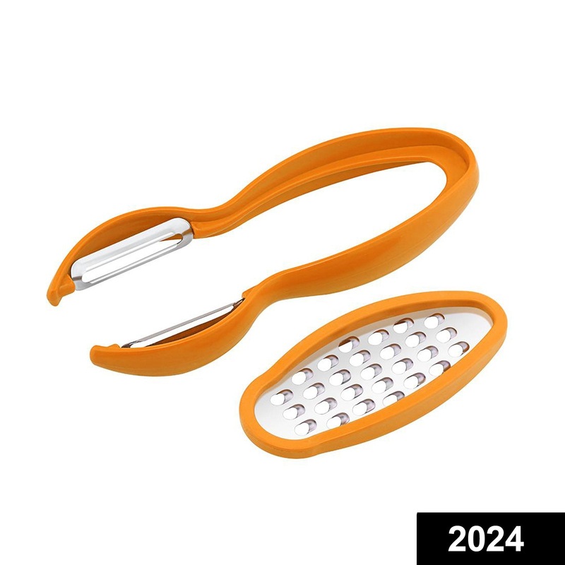 2024 Maitri Kitchen 2-in-1 plastic Double Sided Peeler & Grater
