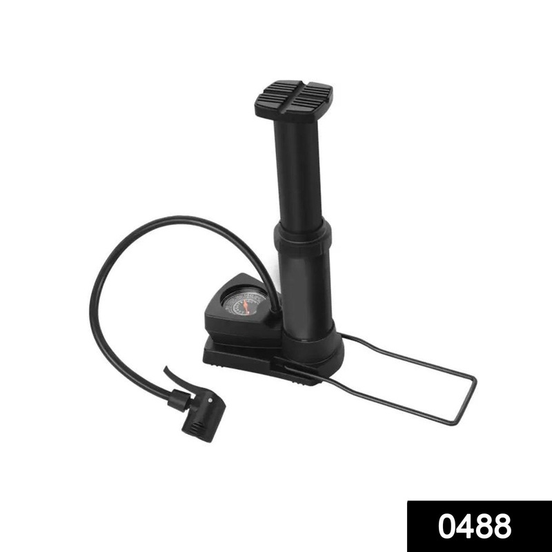 488 Mini Foot Pump Inflator For  Bike and car