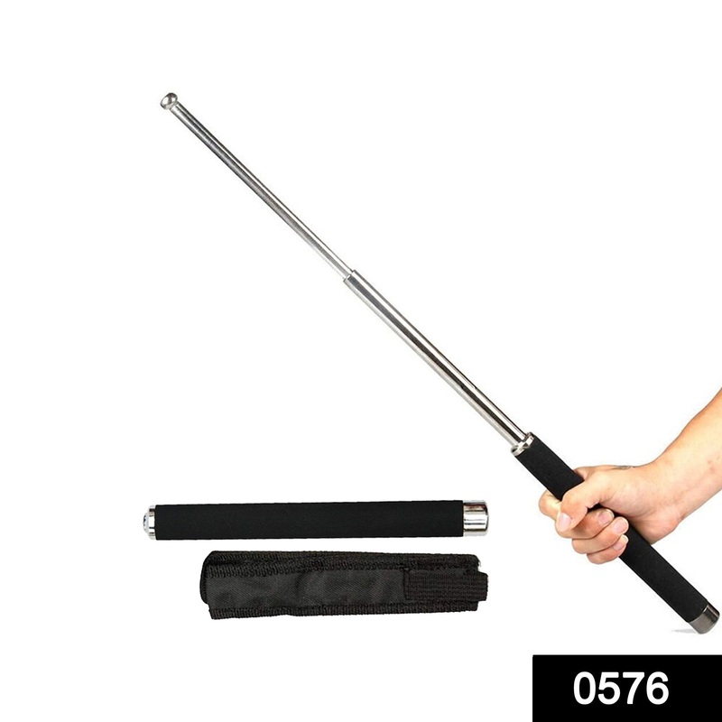 576 Multi-Function Collapsible Self Defense Stick Extended