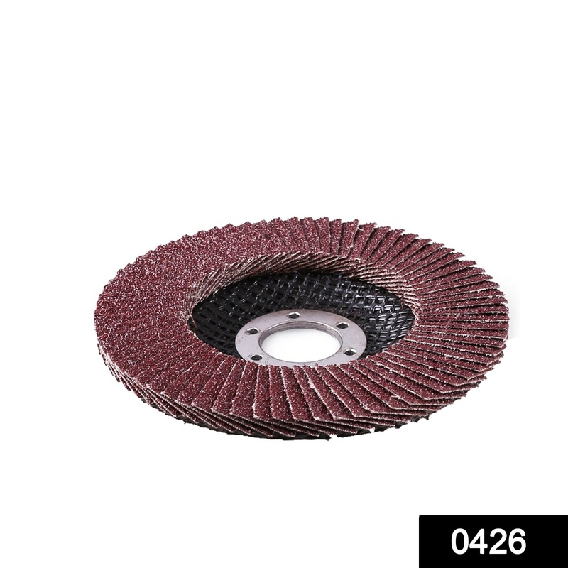 0426 Abrasive Flap Disc Sanding Grinding Wheel, Polishing Wheel Grinding Disc (100 X 16 mm)