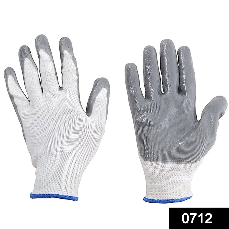 0712 Nylon Safety Hand Gloves -1 pair