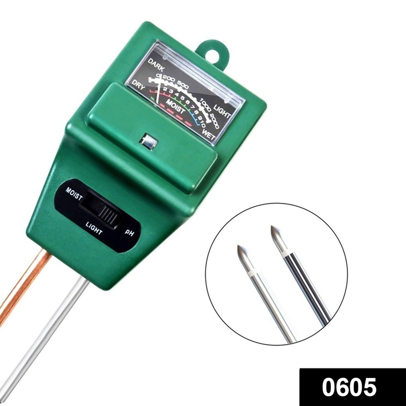 605 -3 Way Soil Meter (pH Testing Meter)