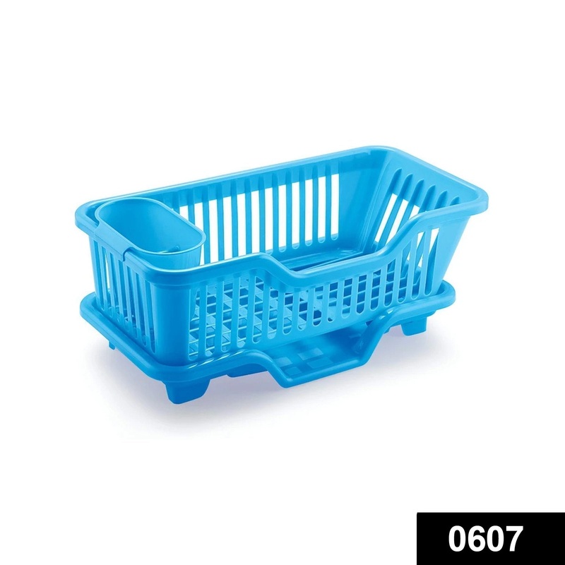 607 Plastic Sink Dish Drainer Drying Rack