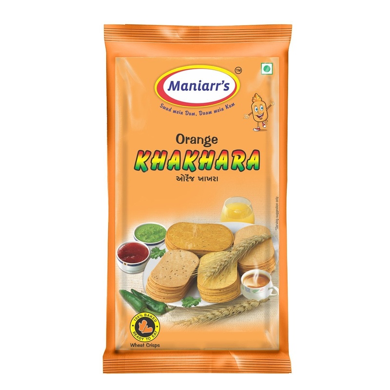 033 Orange Khakhra (Pack of 8)