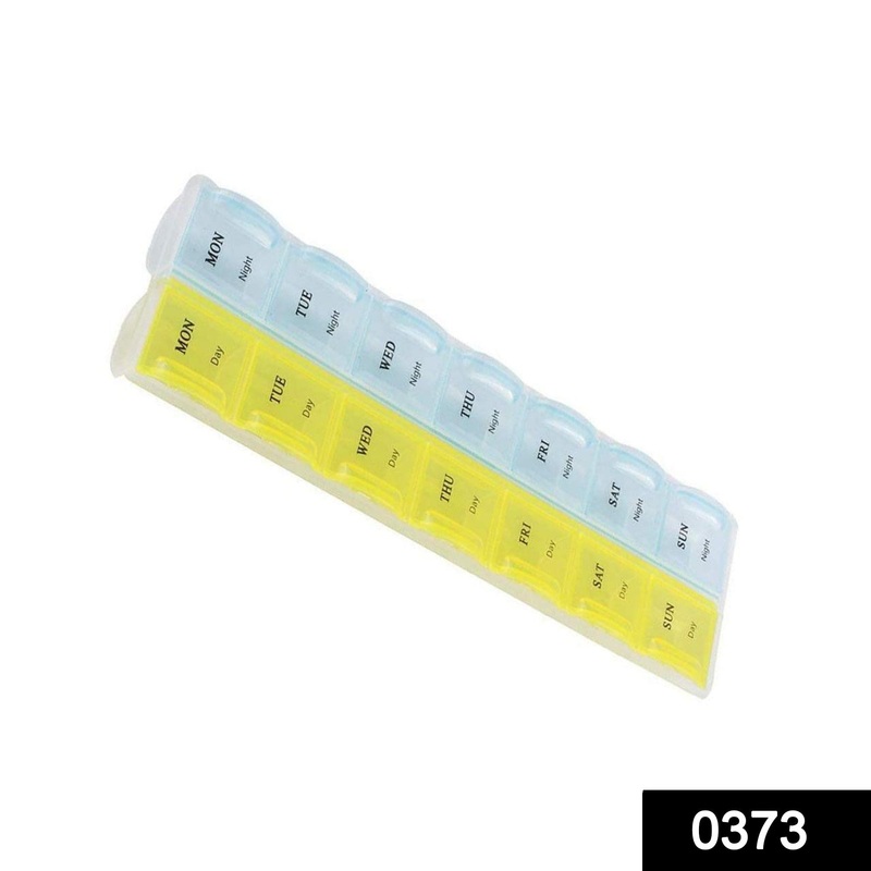 0373 7 Days Medicine Pill Drug Storage Box Case Mini Pillbox Container