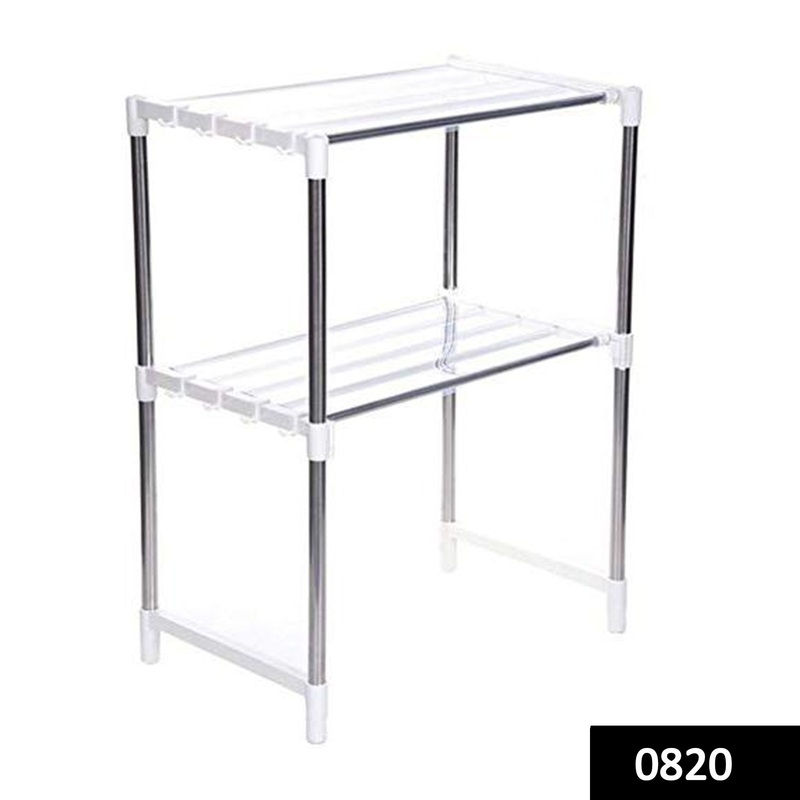 0820 Microwave Storage Oven Rack Stand for kitchen Use
