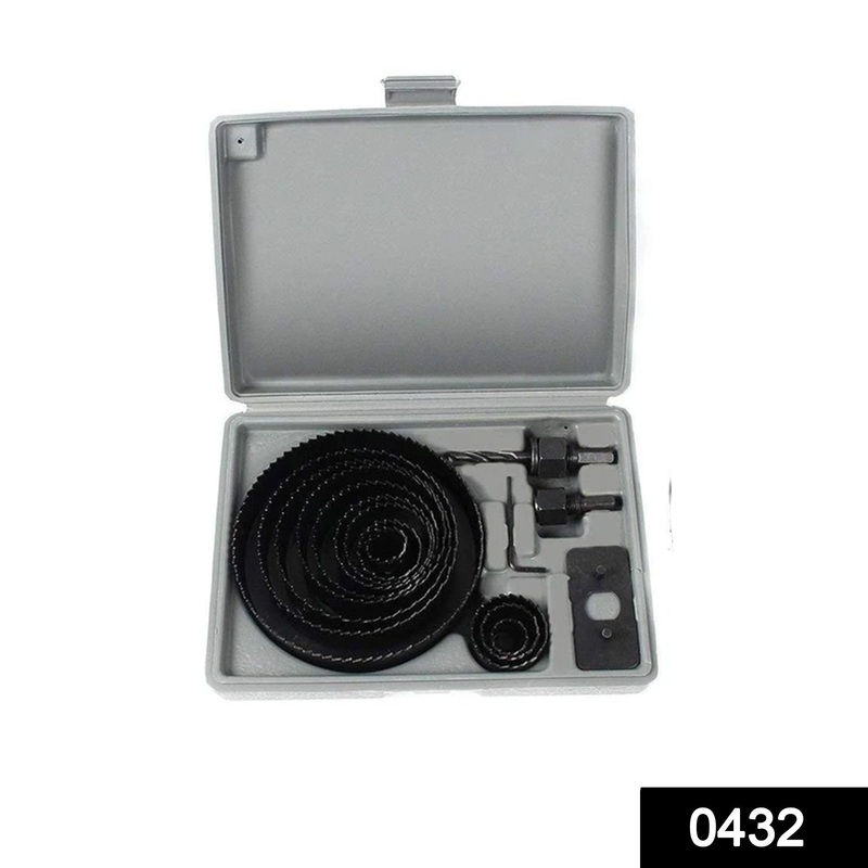 432 Hole Saw Drill Bit set (16 pcs)