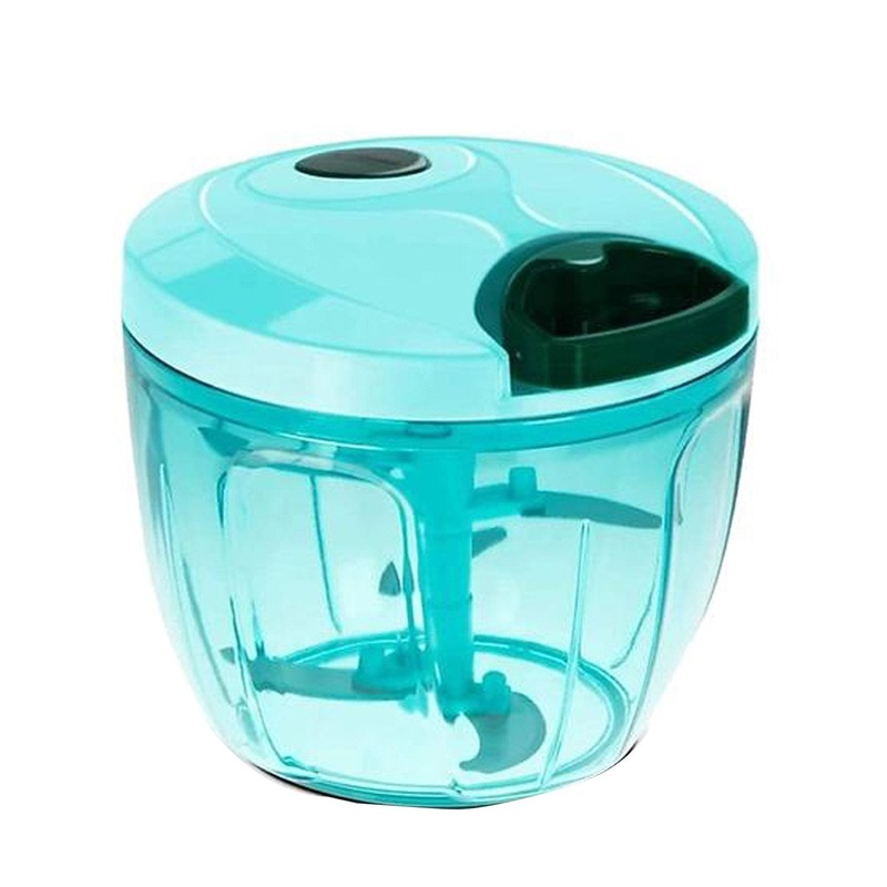 0065A Manual Stainless Steel Compact Extra Sharp Vegetable Chopper with 5 Blades (750 ml)