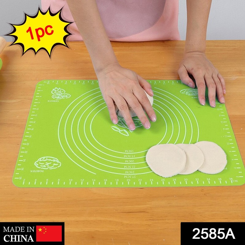 2585A Silicone Pastry Mat with Measurements, Pastry Rolling Mat ( 29X26CM )