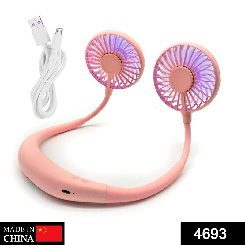 4693 Portable Fan Neck Fan Hands Free Personal Fan