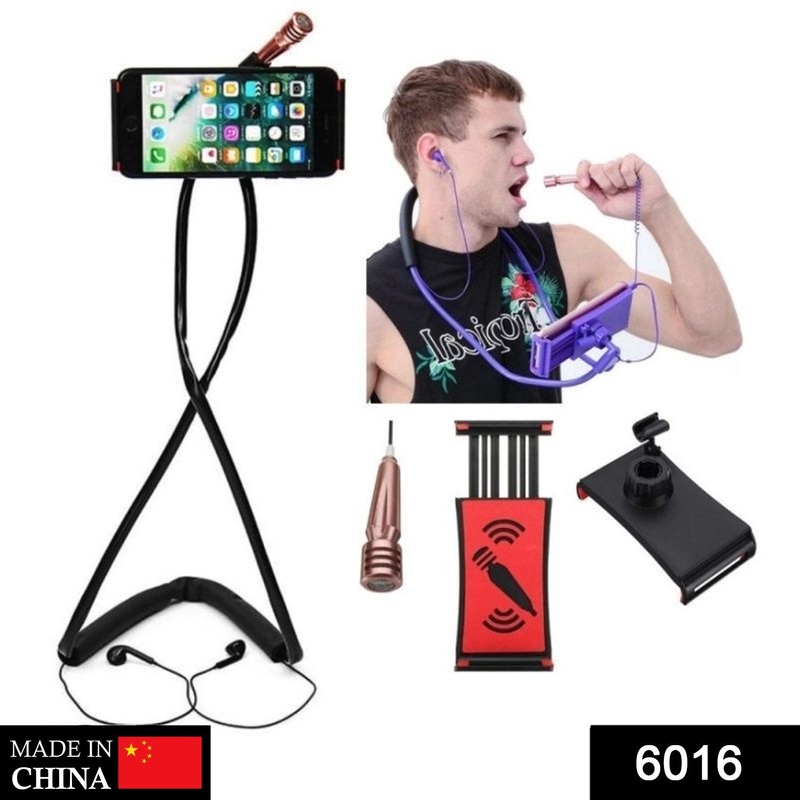 6016 Phone Neck Holder, Lazy Neck Phone Mount to Free Your Hands ( with Box)