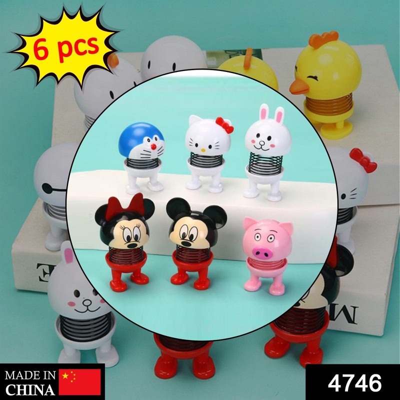 4746 Spring Dancing Emoji Dolls (Set of 6Pc)
