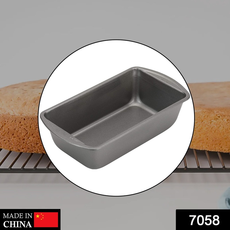7058 Nonstick Bakeware Bread and Meat Loaf Pan 1Pc, Gray
