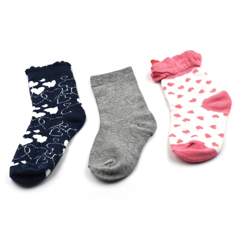 7339 Kids Girls’ Mix N Match Small Size Socks (12Pair)