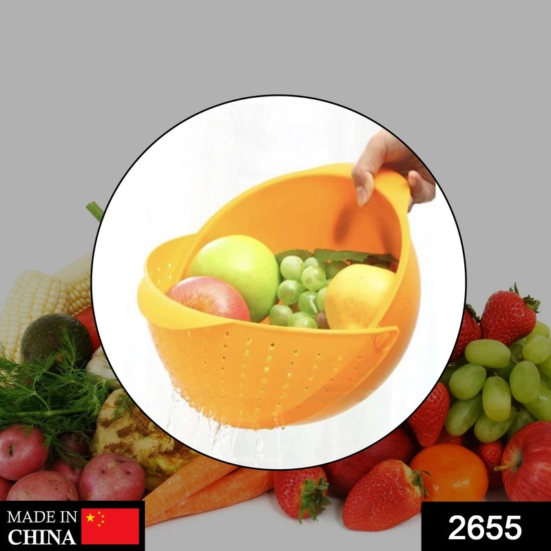2655 Washing Bowl and Washing Utensil for Household Purposes Like Cleaning Fruits and Vegetables Etc.