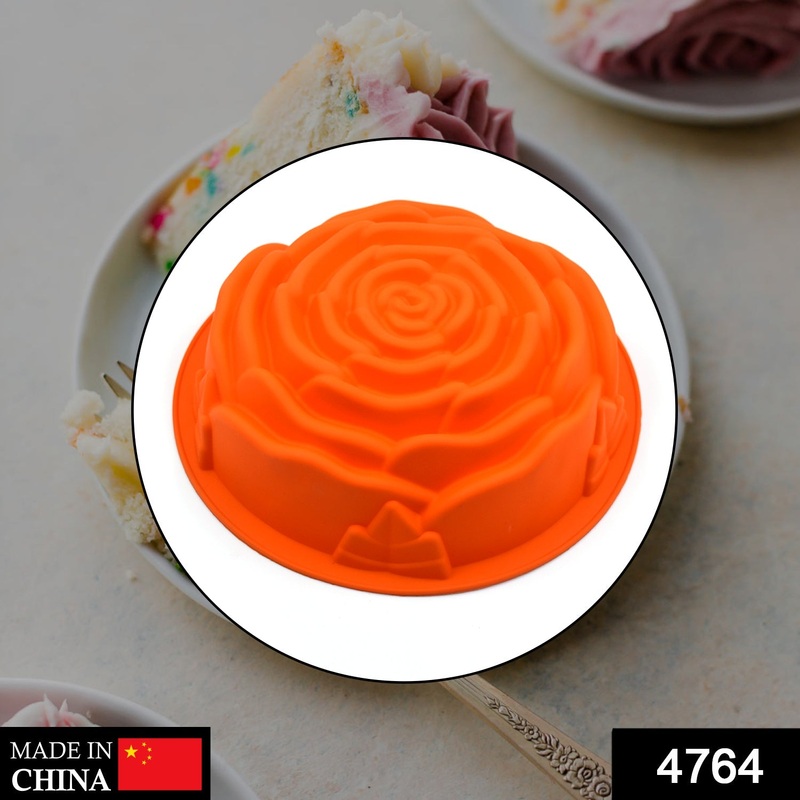 4764 Silicone Mould Valentine’s Day Rose Silicone Cake Baking Mould for Dessert Chocolate