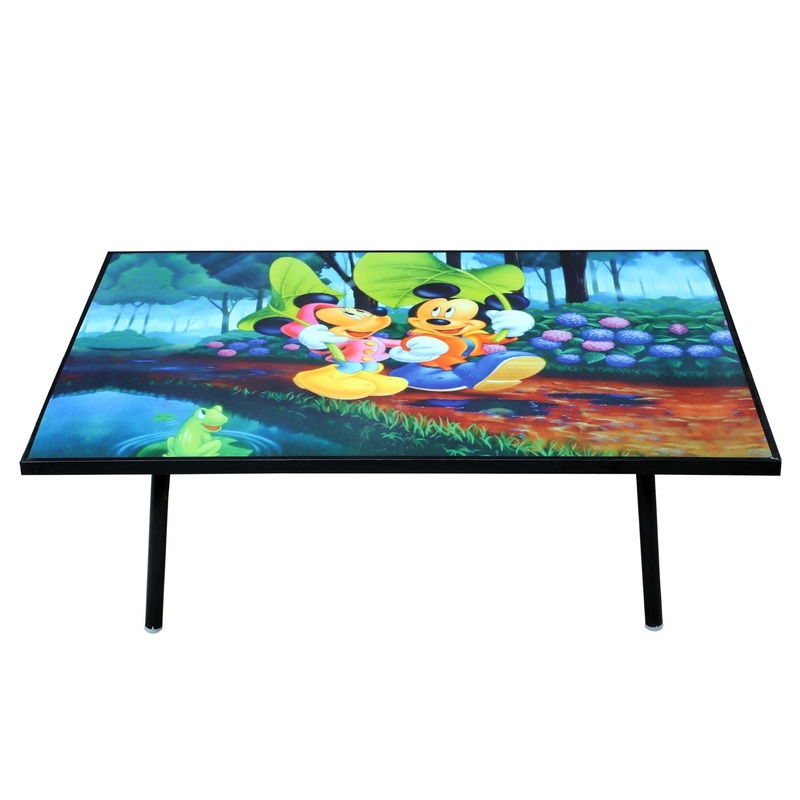 8049A Wooden Small Mickey Laptop Table for Online Study and Children